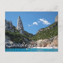 Cala Goloritze strand, sms-briefkaart op Sardinië Briefkaart