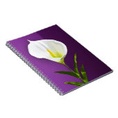 Cala Lelie Bloem Notitieboek (Rechterzijde)