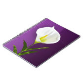 Cala Lelie Bloem Notitieboek (Linkerzijde)