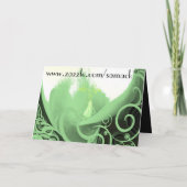 Cala Lilly Green Swirls - Gepersonaliseerd (Achterkant)