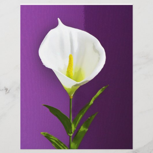 Cala Lily Bloem Flyer (Voorkant)
