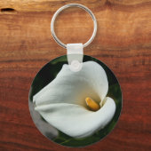 Cala Lily Flower Sleutelhanger (Voorkant)