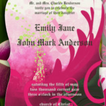 Cala Lily Flower Wedding Invitation