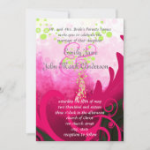 Cala Lily Flower Wedding Invitation Kaart (Voorkant)