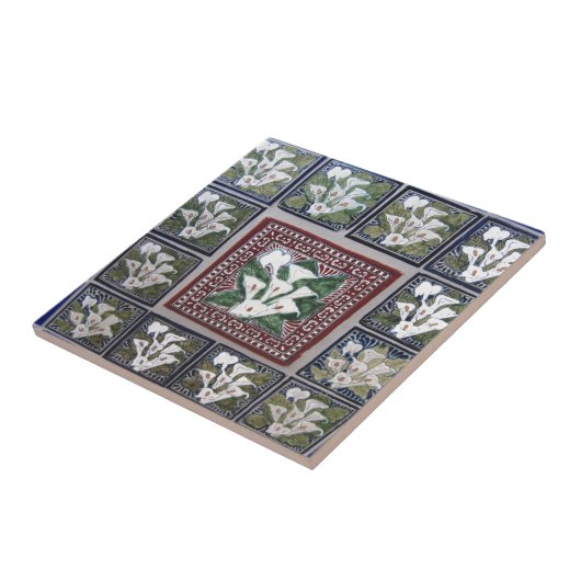 Cala Lily Mexicaanse tegels Tegeltje (Zijkant)