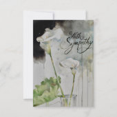 Cala Lily Sympathy Flat Kaart (Voorkant)