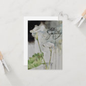 Cala Lily Sympathy Flat Kaart (Voorkant / Achterkant in situ)