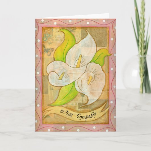 Cala Lily Wenskaart Kaart (Voorkant)