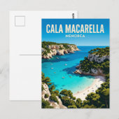 Cala Macarella Spanje Briefkaart (Voorkant / Achterkant)