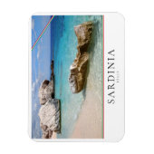 Cala Mariolu strand, Sardinië in Italië Magneet (Verticaal)