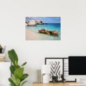 Cala Mariolu strand, Sardinië poster (Thuiskantoor)