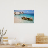 Cala Mariolu strand, Sardinië poster (Keuken)