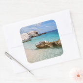 Cala Mariolu strand, Sardinië sticker (Envelop)