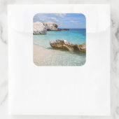 Cala Mariolu strand, Sardinië sticker (Tas)