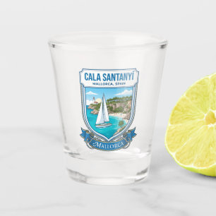 Cala Santanyí Spanje Shot Glas