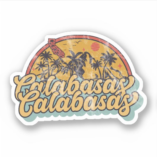 Calabasas, Californië Sticker (Voorkant)