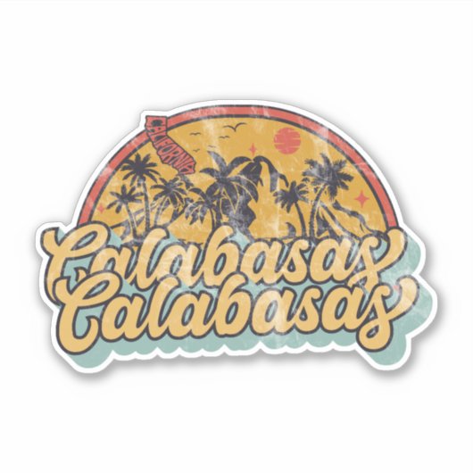 Calabasas, Californië Sticker (Voorkant)