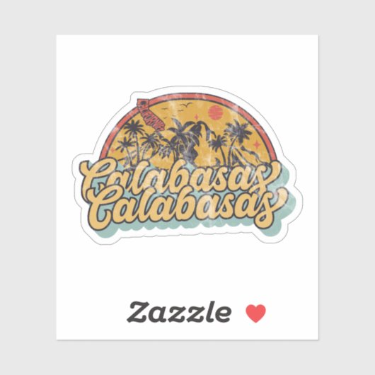 Calabasas, Californië Sticker (Vel)