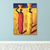 Calabash Girls 1991 Canvas Afdruk (Insitu (Houten vloer))