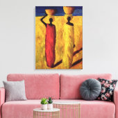 Calabash Girls 1991 Canvas Afdruk (Insitu (Woonkamer))