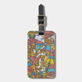 Calabash-markt Bagagelabel (Voorkant verticaal)