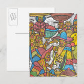 Calabash-markt Briefkaart (Voorkant / Achterkant)