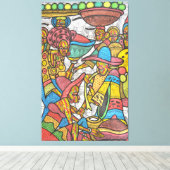 Calabash-markt Canvas Afdruk (Insitu (Houten vloer))