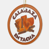 Calabaza en Tacha Mexicaans gekonfijte pompoen des Keramisch Ornament (Links)