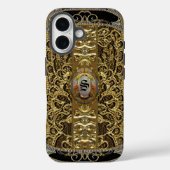 Calabria Elegant Monogram Case-Mate iPhone Case (Achterkant)