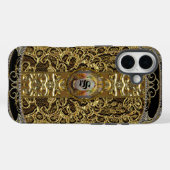 Calabria Elegant Monogram Case-Mate iPhone Case (Achterkant (horizontaal))