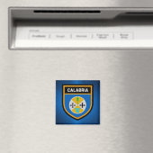 Calabria Flag Magneet (Insitu (Vaatwasser))
