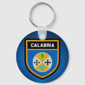 Calabria Flag Sleutelhanger (Voorkant)