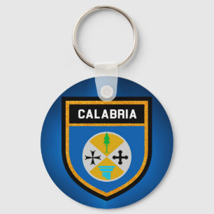 Calabria Flag Sleutelhanger