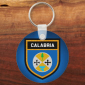 Calabria Flag Sleutelhanger (Voorkant)