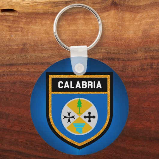 Calabria Flag Sleutelhanger (Voorkant)