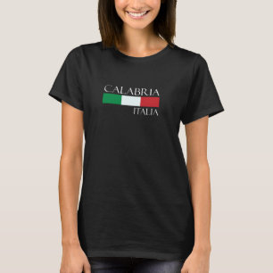 Calabria Italia Italië Vlag  Italiaans T-shirt