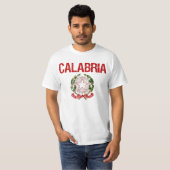 Calabria Italiaanse achternaam T-shirt (Voorkant volledig)