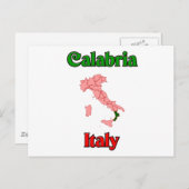Calabria Italië Briefkaart (Voorkant / Achterkant)