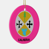 Calabria * Italië kerstornament Calabria Natali Keramisch Ornament (Rechts)