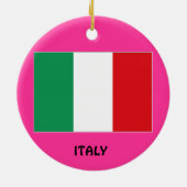 Calabria * Italië kerstornament Calabria Natali Keramisch Ornament (Achterkant)