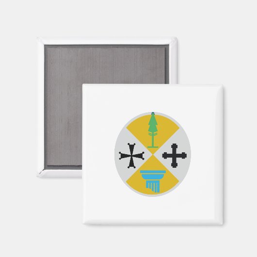 Calabria Italië Magneet (Voorkant / Achterkant)