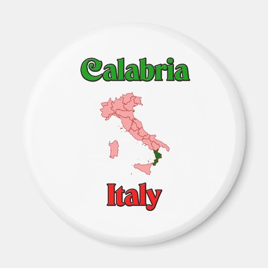 Calabria Italië Magneet (Voorkant)