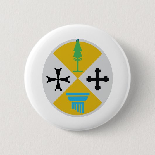 Calabria Italië Ronde Button 5,7 Cm (Voorkant)