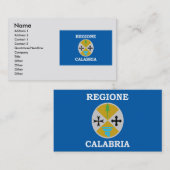 Calabria, Italië Visitekaartje (Voorkant / Achterkant)
