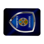 Calabria Mettalic Emblem Magneet (Horizontaal)