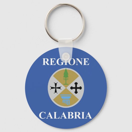 calabria regio vlag italië graafmagneten sleutelhanger (Voorkant)
