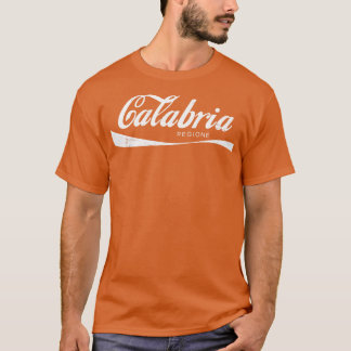 Calabria Regione Italia Retro Design T-shirt