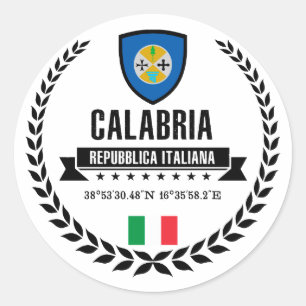 Calabria Ronde Sticker