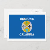 Calabria vlag briefkaart (Voorkant / Achterkant)
