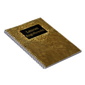 Calabrias IX Victoriaans monogram oude boekstijl Notitieboek (Rechterzijde)